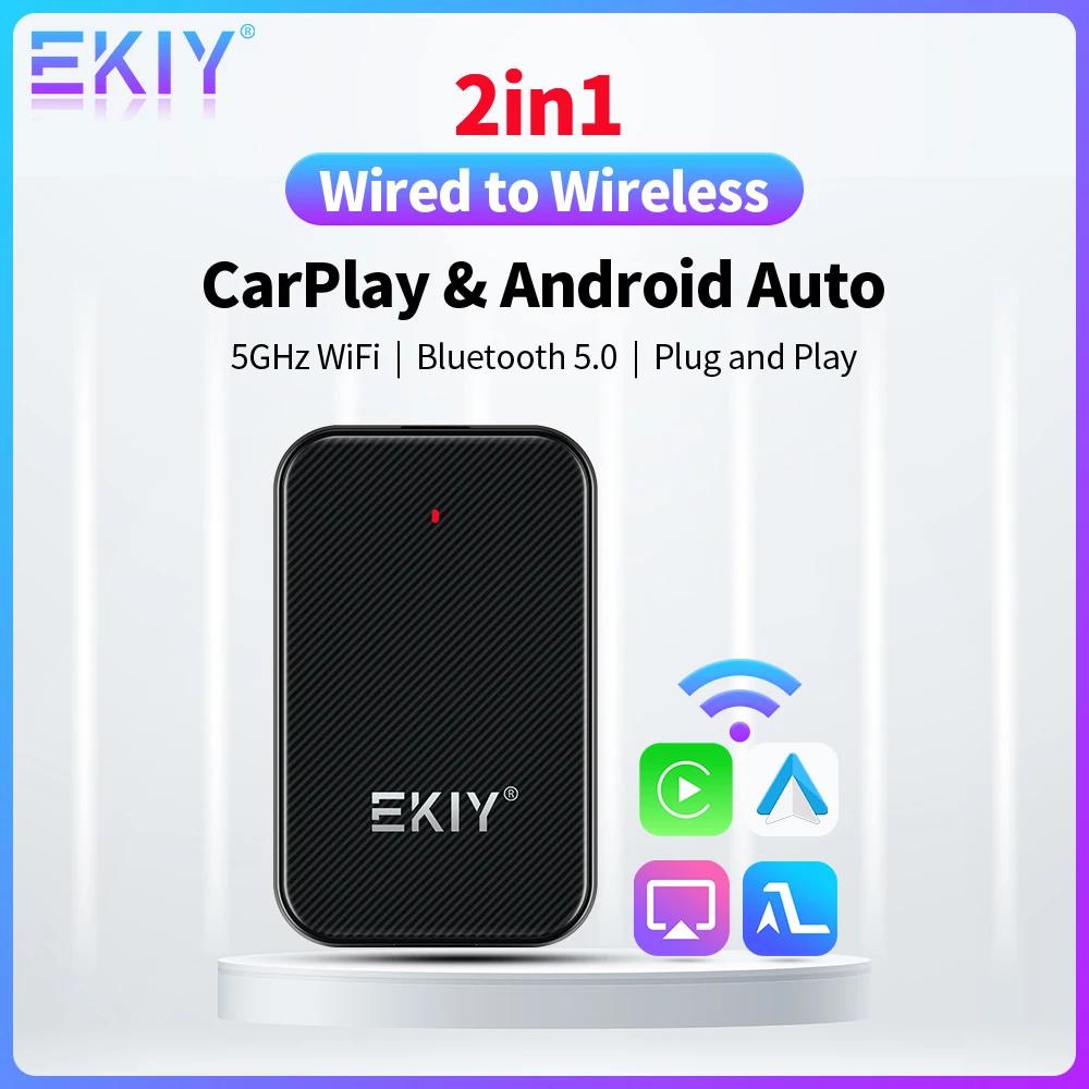 EKIY 2 in1 ڵ    CarPlay ̴ ڽ ȵ̵ ڵ   ƿ   Ÿ ٰ OEM ڵ 